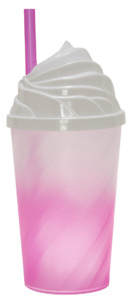 Copo Twister Chantilly com Efeito Degradê | Produtos | WD Personalizados