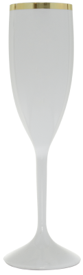 Taça de Champagne com Borda Metalizada | Produtos | WD Personalizados